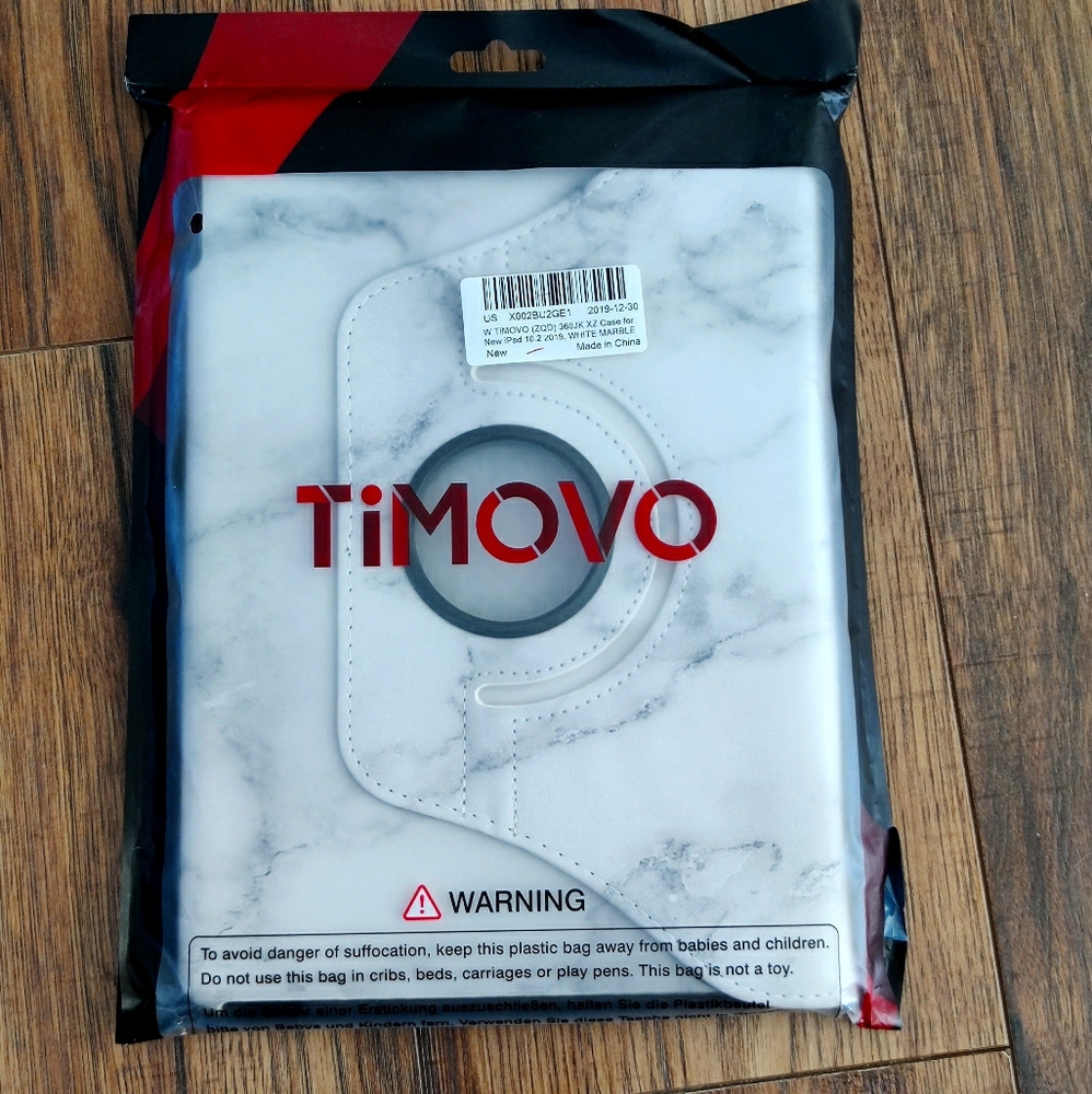 White Marble iPad 7th 10.2 generation case